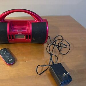HMDX Mini Portable Boombox Speaker - Metallic Pink